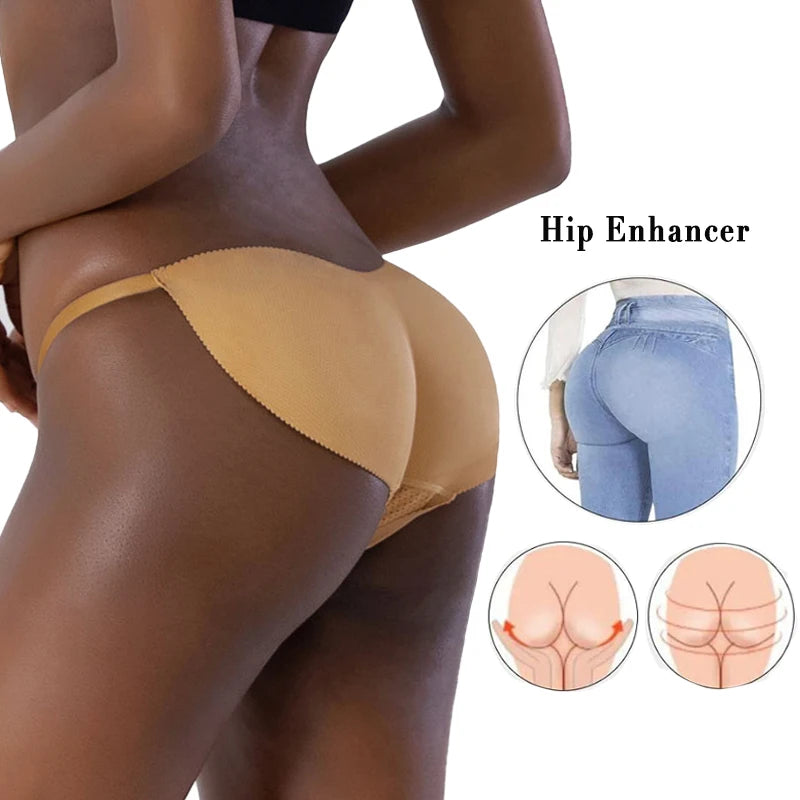 Seamless Padded Butt Lifter Panties for Women | Push Up Shapewear & Hip Enhancer