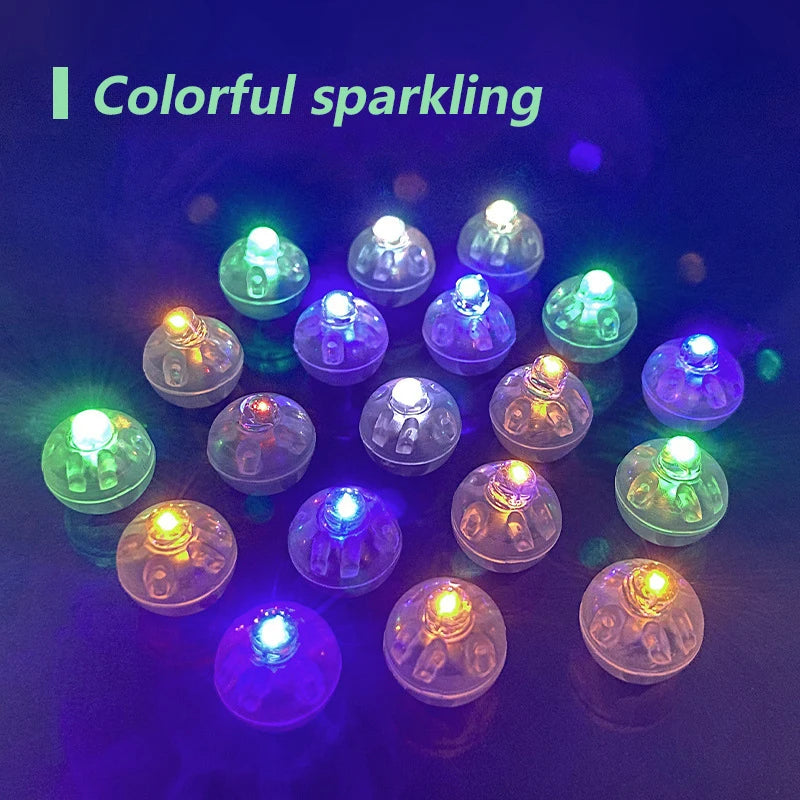 LED Glow Balloons (10/20/100Pcs) - Flashing Luminous Lights for Party & Wedding Decor | tonyfinger store