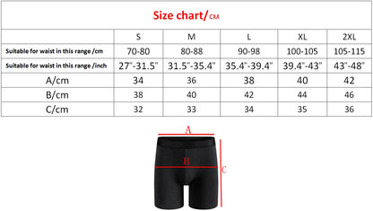 3-Pack Cotton Mid-Length Breathable Boxer Shorts for Men