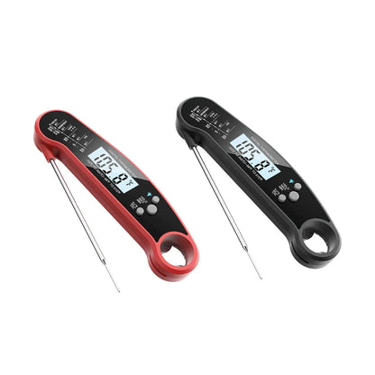 Food Thermometer Fast LCD Backlight Meat Thermometers for BBQ Baking