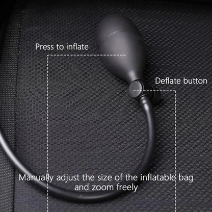 Dynamic Air Bag Seat Support Lumbar Cushion Smart Lumbar Support For Car Auto Universal Seat Back Waist Hand-operated Air Pump