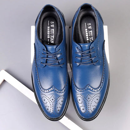 Men’s Handcrafted Calfskin Oxford Brogues | Classic Formal Dress Shoes