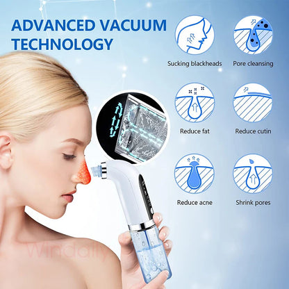 2023 USB Rechargeable Blackhead Remover: Electric Pore Vacuum & Facial Cleansing Machine