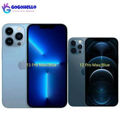 98% New Original  Apple iPhone 12/13Pro Max 128GB 256GB 512GB ROM 6GB Genuine OLED A15 iOS15 Face ID NFC Unlocked 5G Cell Phone