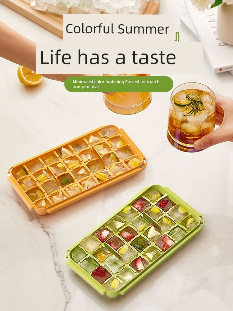 Food Grade Ice Cube Mold - Home Ice Tray & Storage Box for Cold Drinks