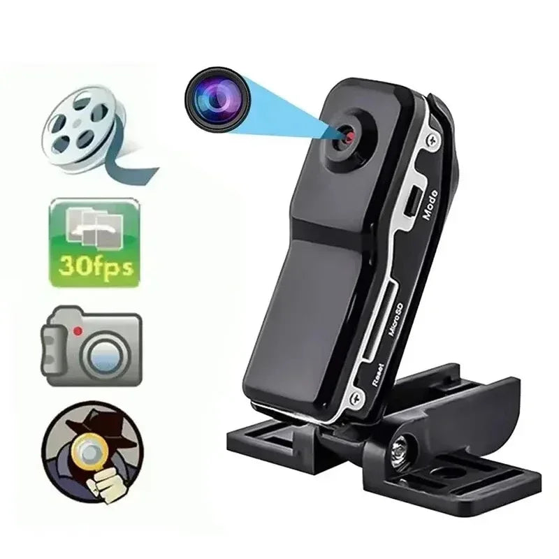 2024 Mini HD DV Camera Body Camcorder | Portable & Rechargeable | 720P HD Video Recording | Nanny & Security Cam | Sports Car DVR | tonyfinger store