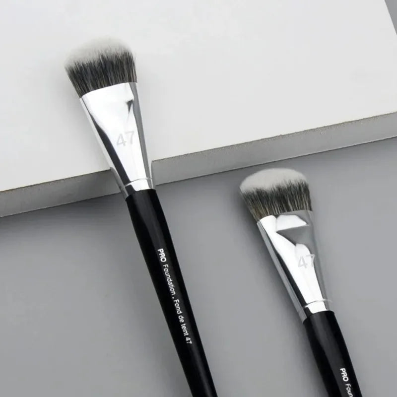 Professional Foundation Brush 47 Broom Head Liquid Foundation Shadow Repairing Brushes Women Face Base Makeup Beauty Tools