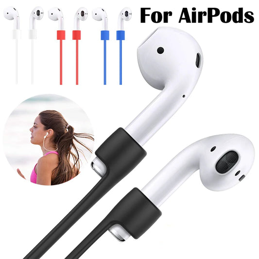 Anti-Lost Silicone Strap Sport Lanyard for Apple AirPods Pro 3 2 1 Hanging Neck Soft Lanyard String Rope Strap Headset Cord