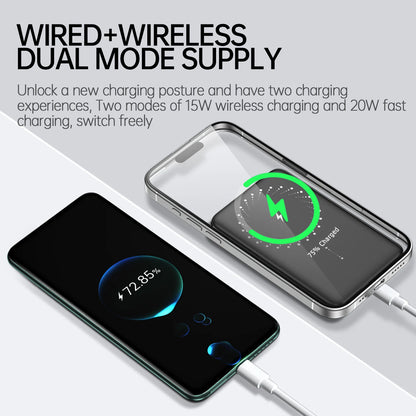  2024 New 20W Magnetic Power Bank | 10000mAh Wireless Charger | Fast Charging Backup Battery for iPhone 15/14/13/12Pro & Samsung | tonyfinger store