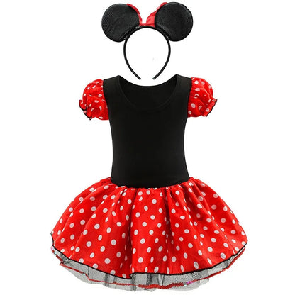 Baby Girls Minnie Mouse Tutu Dress - Summer Ballet Costume for Kids’ Parties