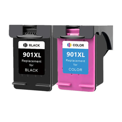 Compatible 901XL for HP901 Replacement for HP 901 Ink Cartridge for Officejet 4500 J4500 J4540 J4550 J4580 J4640 4680 Printer