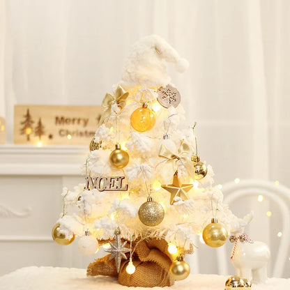 White Mini Artificial Christmas Tree