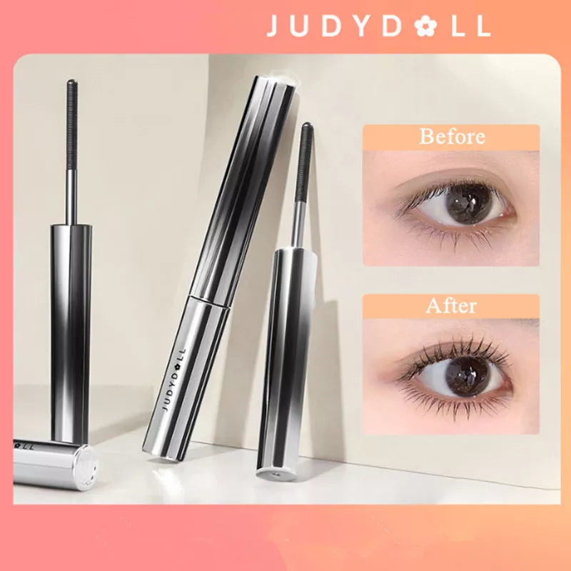 Judydoll Waterproof Silk Fiber Mascara - Long Curling Black Lashes