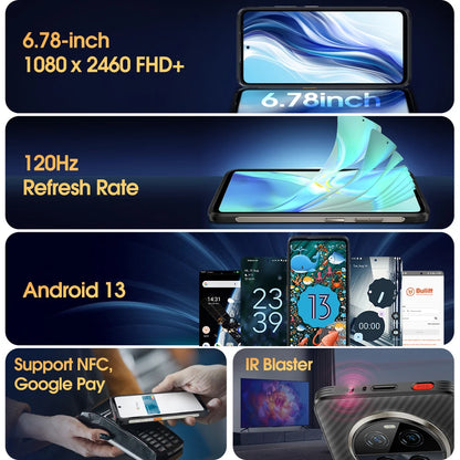 [NEW 2024] Ulefone Armor 23 Ultra 5G | 6.78" Display | 24GB RAM + 512GB ROM | 120W Flash Charging | Satellite Messaging | 64MP Night Camera | tonyfinger store