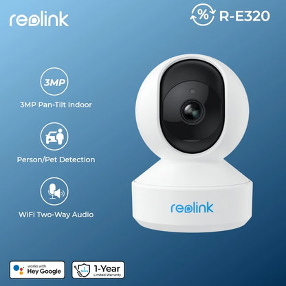 [Refurbished IP Camera]Reolink 5MP WiFi Camera Motion Detection 4MP CCTV Cam 3MP Smart Home 24/7 Video Recording Surveillance