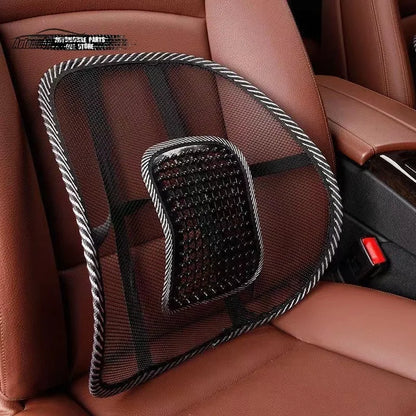 Ventilate Mesh Car Seat Chair Back Cushion Truck Relief Lumbar Brace Pad Back Support Office Home Cushion Massage Universal