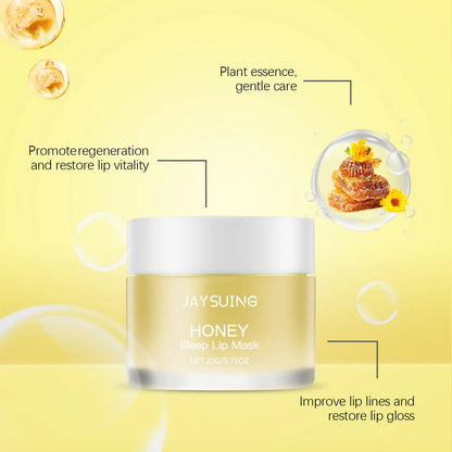 Lip Sleeping Mask Long-Lasting Hyrdation Maintenance Fades Lip Lines Relieves Lipitis Reduce Dryness Soft Moisturizing Lip Mask