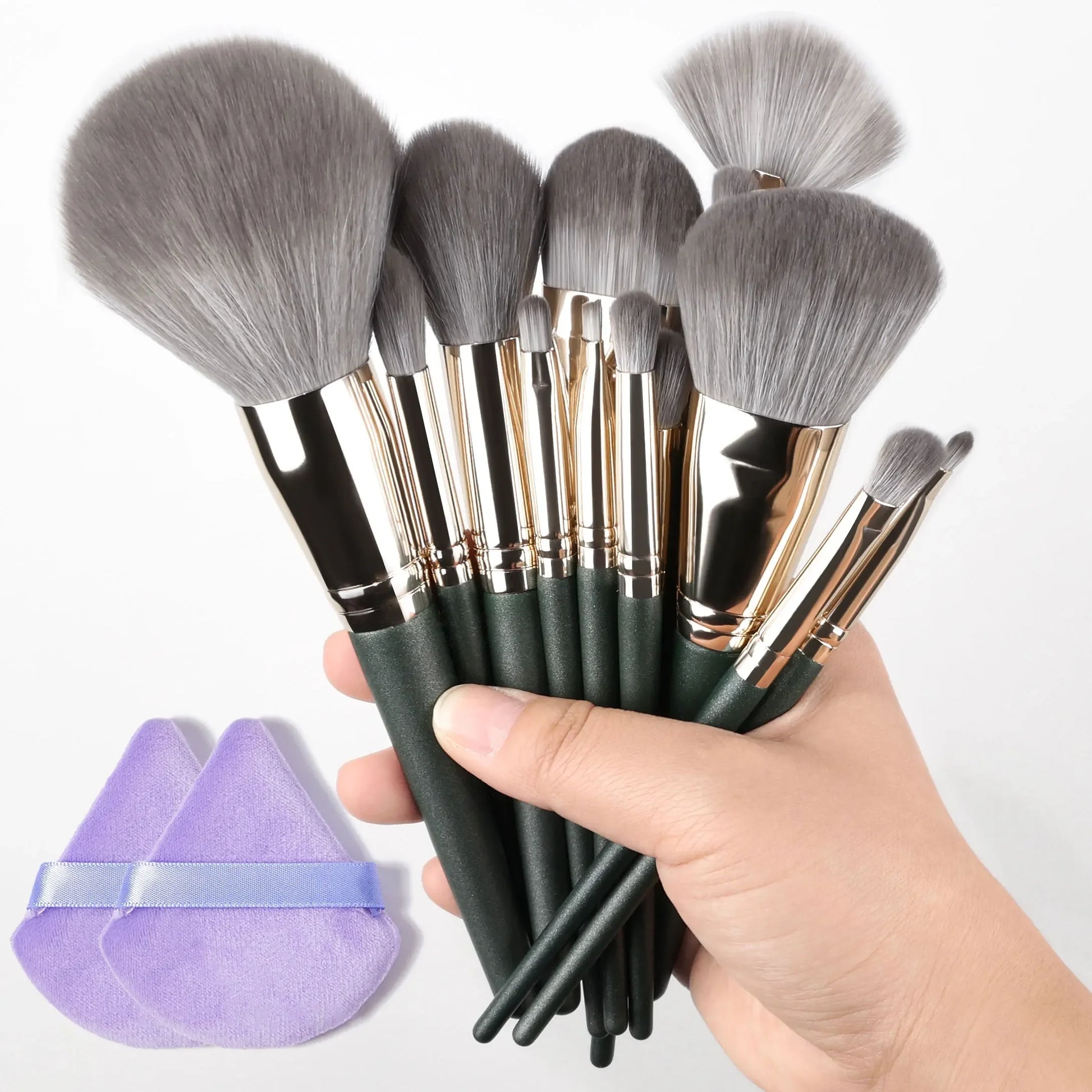 10-20PCS Makeup Brush Set - Powder, Eye Shadow, Highlighter, Foundation & Contour Brushes | Tonyfinger Store