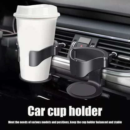 Car Air Vent Drink Cup Bottle Holder Auto Drink Rack Stand for Water Bottles & Ashtray Multifunctional Car Coffee Cup Holder