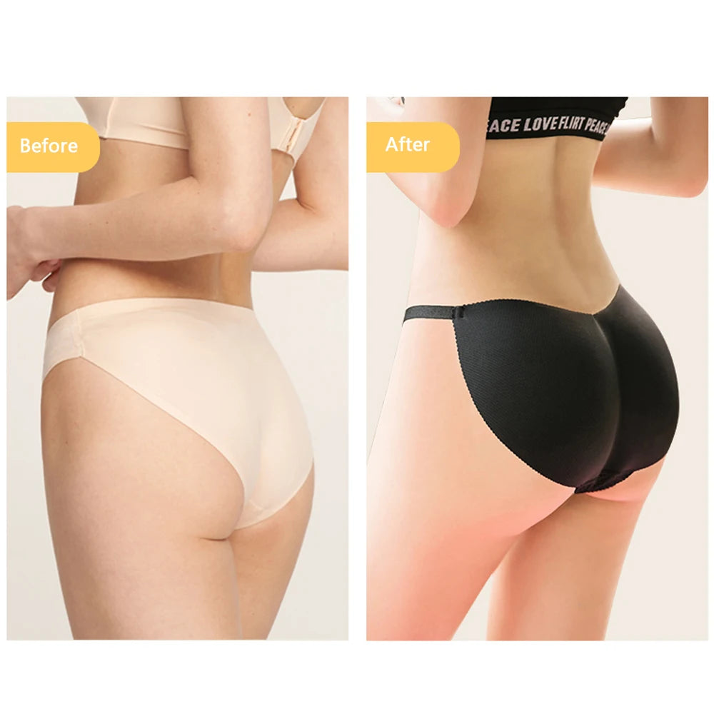 Seamless Padded Butt Lifter Panties for Women | Push Up Shapewear & Hip Enhancer