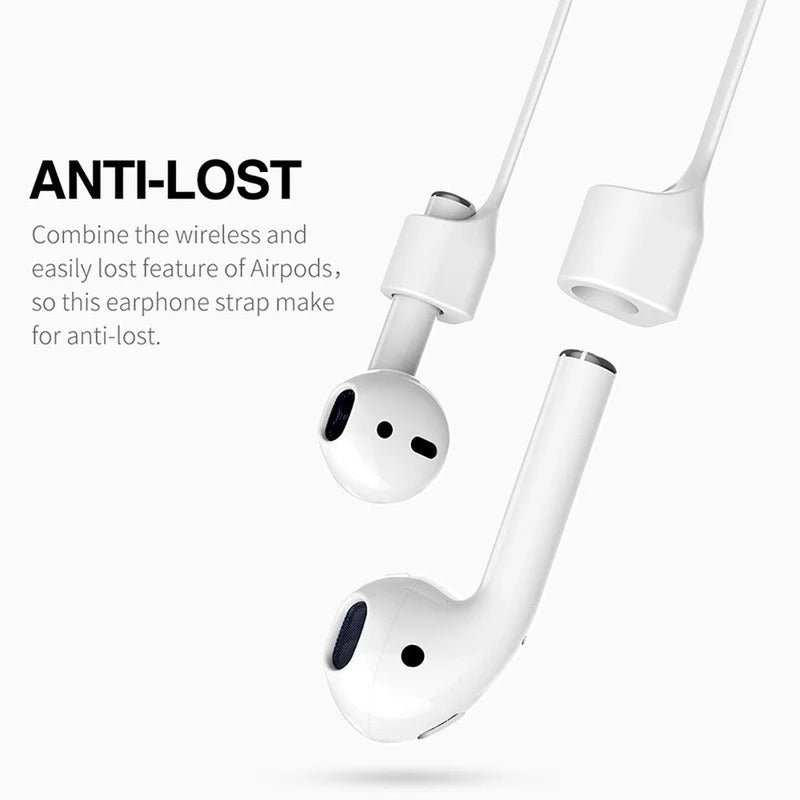 Magnetic Headset Anti-lost Rope Suitable for Apple Airpods Headset Silicone Lanyard Bluetooth Headset Anti-lost Rope