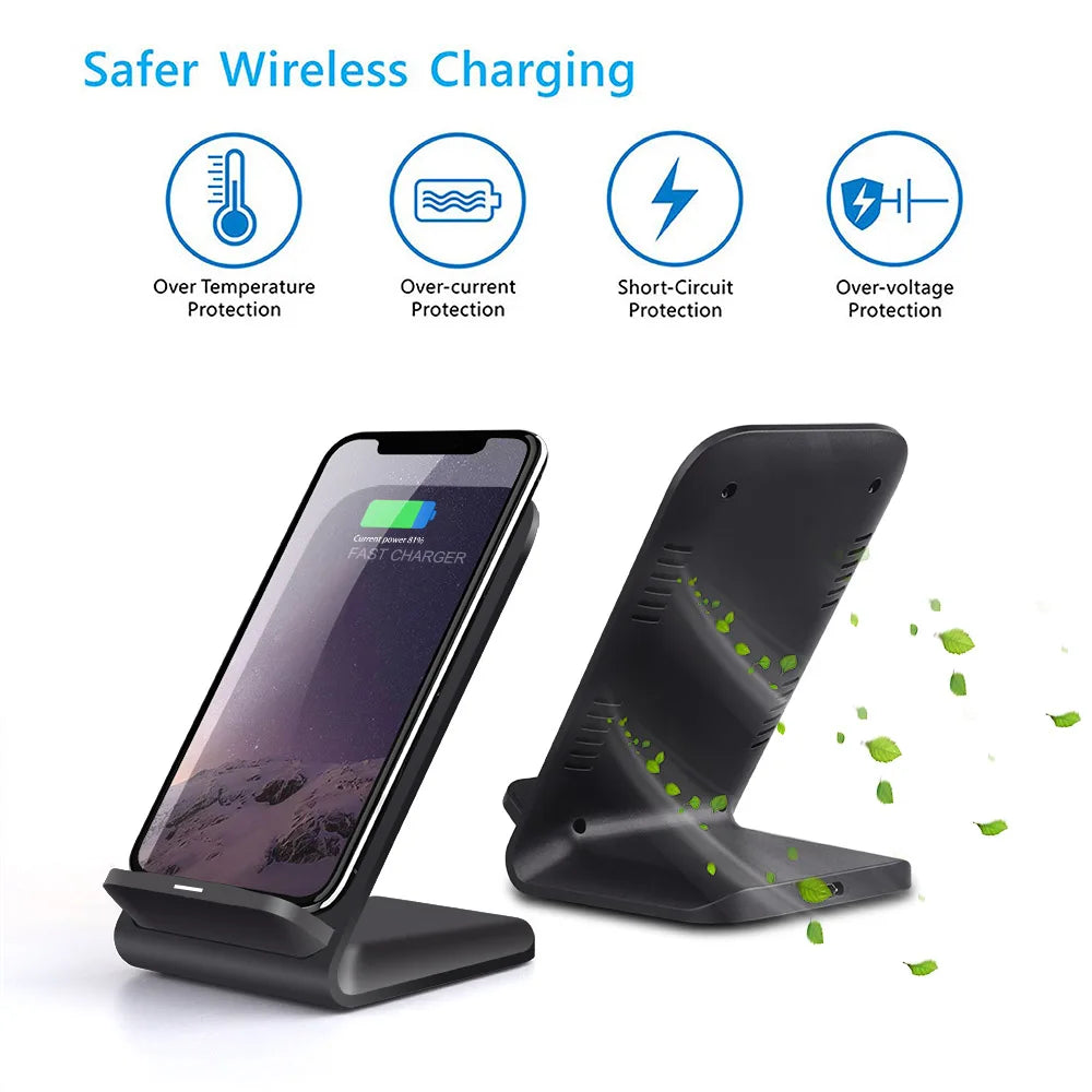 100W Fast Wireless Charger Stand | Quick Charging for Samsung S22 S21, iPhone 15 14 13 Pro Max, Xiaomi 11 | Includes Type C Cable | tonyfinger store