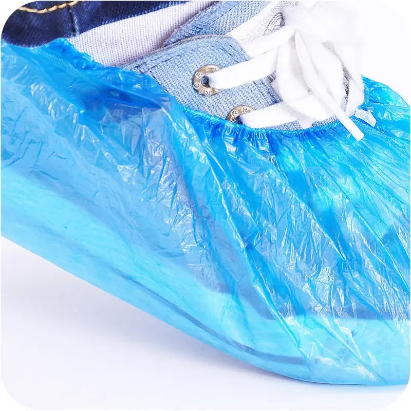 100Pcs Disposable Shoe Covers - Hygienic Boot Protection for Home & Work