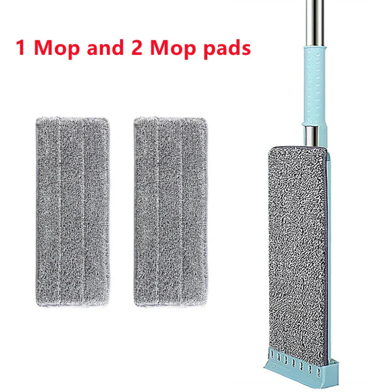 Newest Microfiber Flat Mop Hand Free Squeeze Cleaning Floor Mop