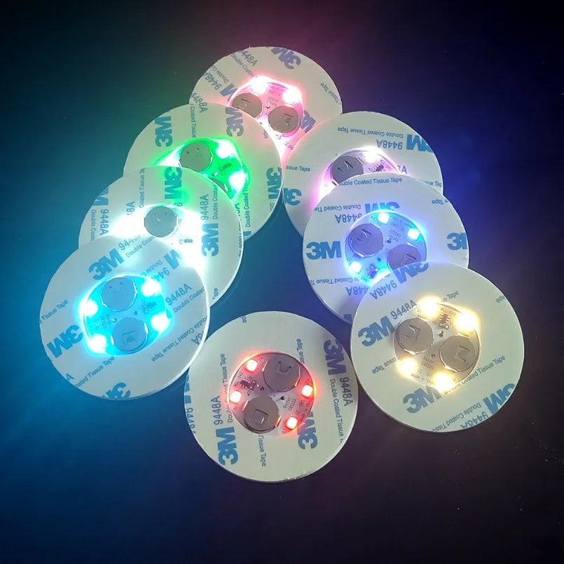 LED Coaster Lights (10-100 Pcs)