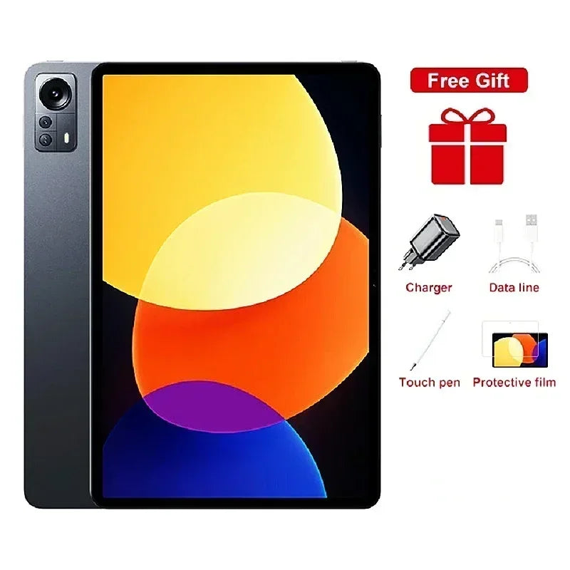 2024 NEW Google Tablette PC Pad 6 Pro | 11 Inch Android 12 Tablet | 16GB RAM | 1TB Storage | 5G Dual SIM | With Keyboard & Accessories - tonyfinger store