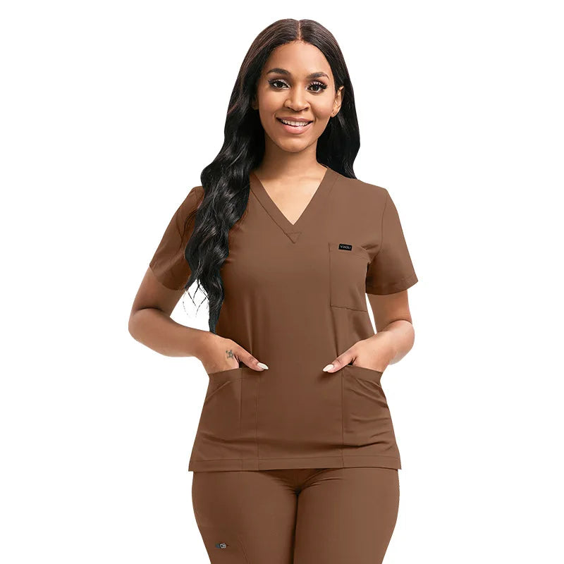 Clinic nurse work clothes Unisex scrub set Medical uniform Beauty Salon Dental Surgical suit Pharmacy doctor Overalls workwear