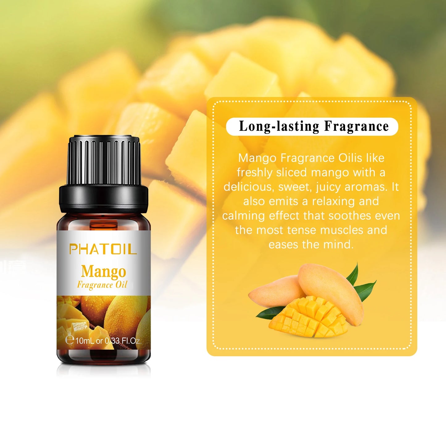 Buy 8 Get 2 Free 10ml Passion Fruit Fragrance Oil Diffuser Strawberry Mango Watermelon Coconut Flavoring Oil for Spa Soap Making