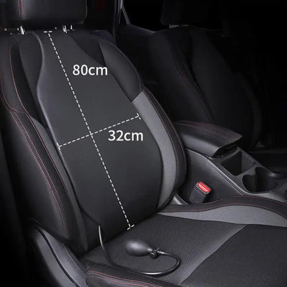 Dynamic Air Bag Seat Support Lumbar Cushion Smart Lumbar Support For Car Auto Universal Seat Back Waist Hand-operated Air Pump