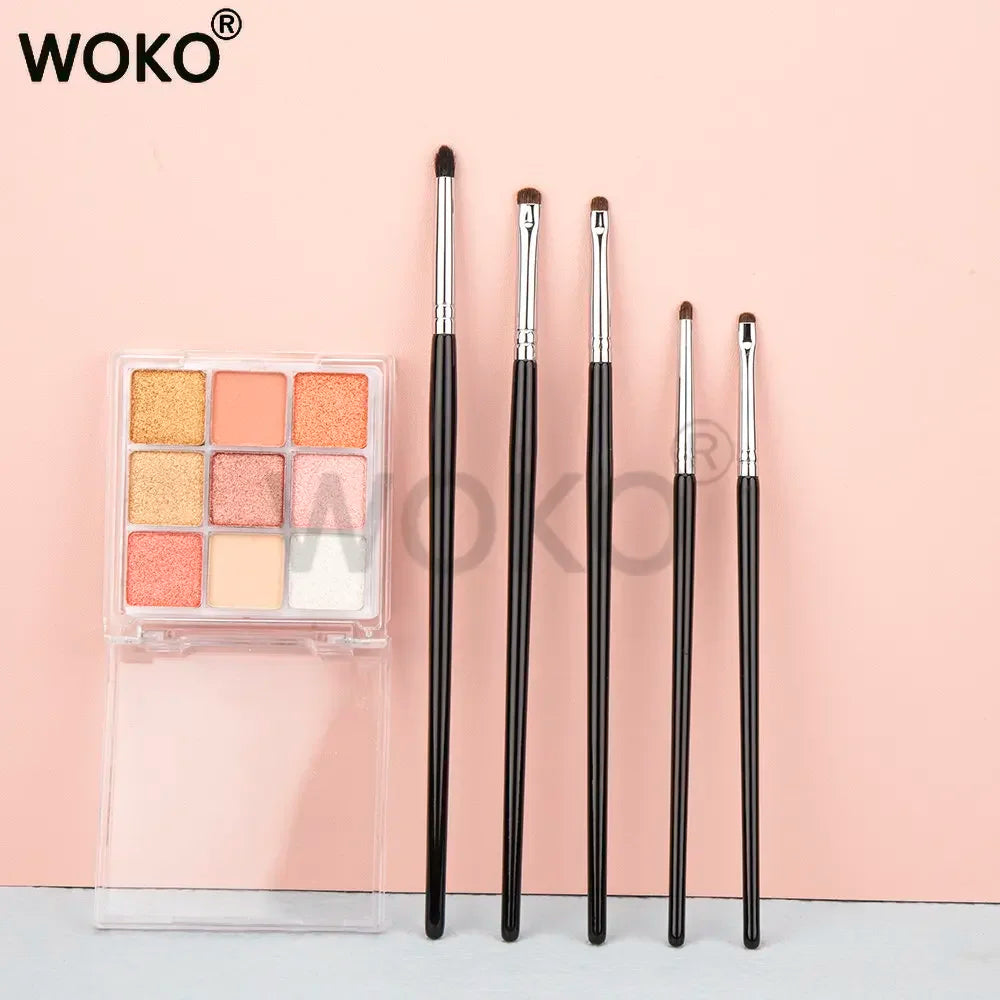 Small Smoky Liner Makeup Brushes Eyeliner Smudge Brush Precision Smudge Makeup Brush Horse Hair Eyeshadow Smudge Brush