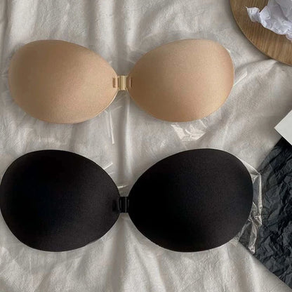 Invisible Strapless Bra Pad Women One-piece Push Up Brassiere Underwear Lingerie Sexy Breast Petals Adhesive Stick Bralette