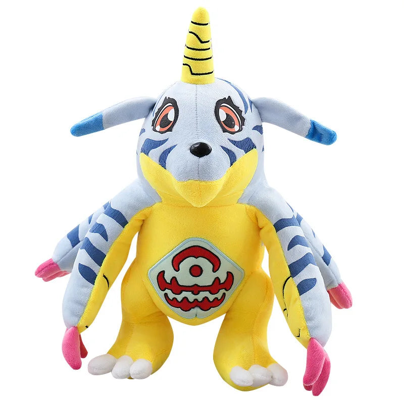 30cm Kawaii Digimon Plush Toys Stuffed Anime Agumon Gabumon Dilumon Bhikkhu Goma Beast Baloo Beetle Badamon Model Doll Kid Gifts