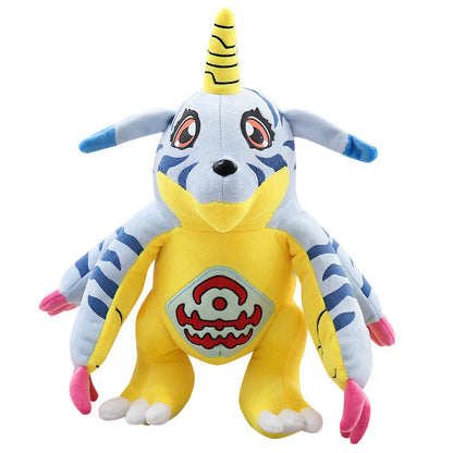 30cm Kawaii Digimon Plush Toys Stuffed Anime Agumon Gabumon Dilumon Bhikkhu Goma Beast Baloo Beetle Badamon Model Doll Kid Gifts