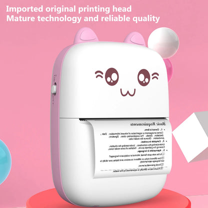 Meow Mini Label Printer Thermal Portable Printers Stickers Paper Inkless Wireless Impresora Portátil 200dpi Android IOS 57mm