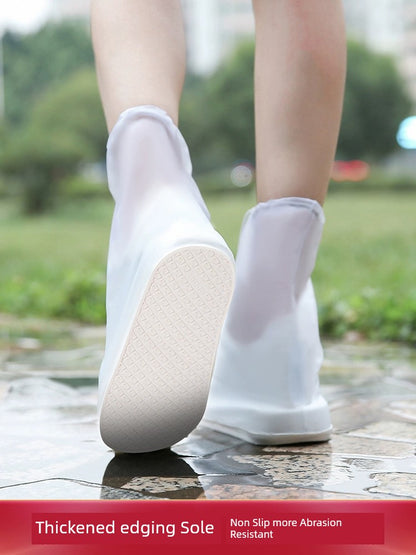 Women's Non Slip Abrasion Resistant Transparent Children Rain Boots Cover