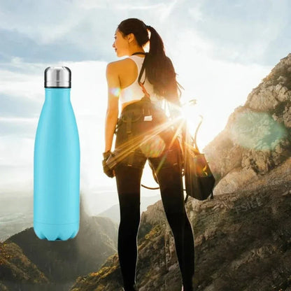 LMHBJY 350/500/750/1000ml Double Wall Stainles Steel Water Bottle Thermos Bottle Keep Hot and Cold Insulated Vacuum Flask Sport