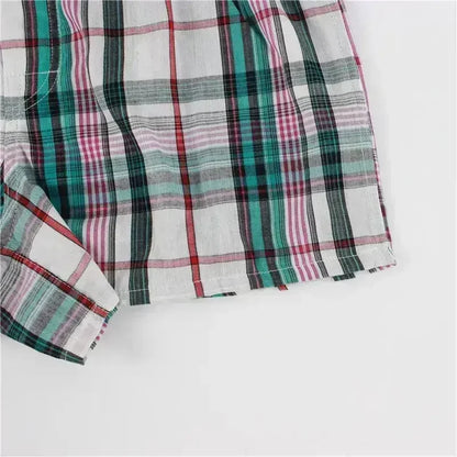 5-Pack Men’s Cotton Boxer Shorts - Plaid, Striped, Comfortable Homewear