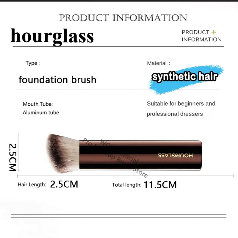 Hourglass Seamless Finish Angled Foundation Brush for Liquid, Cream, and Stick Makeup