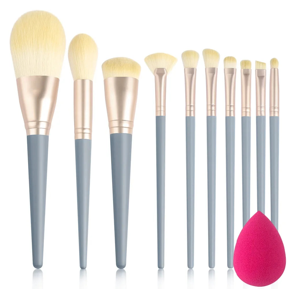 10-20PCS Makeup Brush Set - Powder, Eye Shadow, Highlighter, Foundation & Contour Brushes | Tonyfinger Store