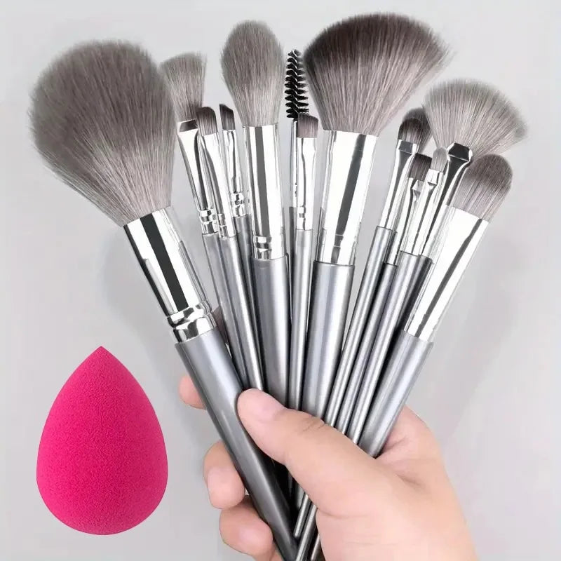 10-20PCS Makeup Brush Set - Powder, Eye Shadow, Highlighter, Foundation & Contour Brushes | Tonyfinger Store