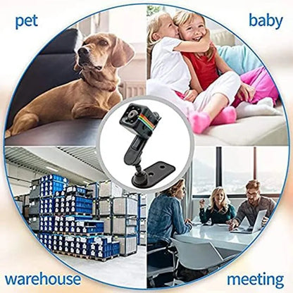 Mini Camera HD Portable Small Nanny Cam Video Voice Mini DV Recorder Indoor Covert Security Camera for Home and Office