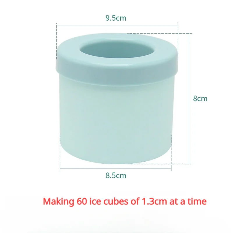 Silicone Ice Bucket & Tray for Quick Freezing