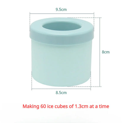 Silicone Ice Bucket & Tray for Quick Freezing