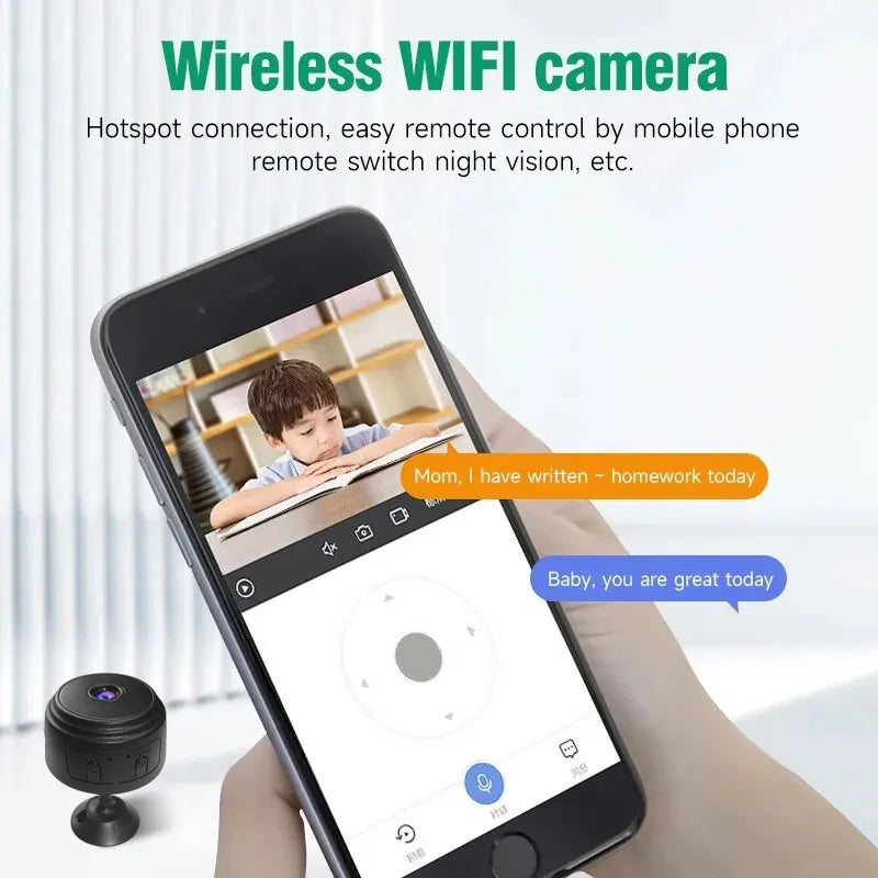 A9 WiFi Mini Camera Recorder Security Monitoring Wireless Video Mini Camera Recorder Voice Camera Smart Home For Infants And Pet