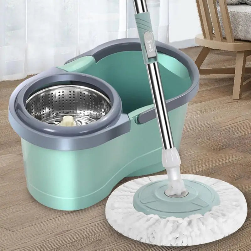 bucket set rotatable automatic dewatering broom mop floor cleaning