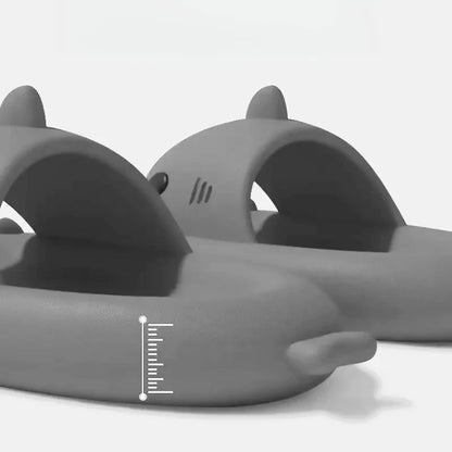 Shark Slippers for Couples - Cartoon, Anti-Slip, Summer Beach & Home Shoes